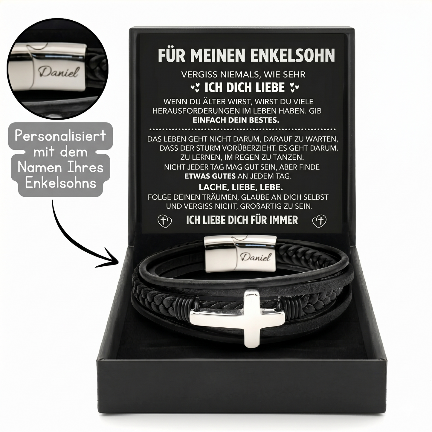 Ewiger Beschützer – Armband für meinen Enkel