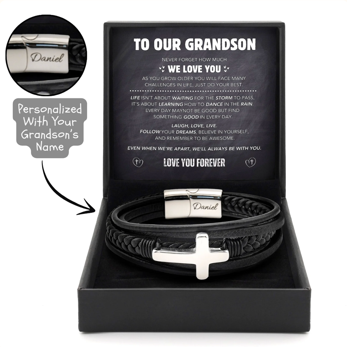 Eternal Guardian - Grandson's Bracelet