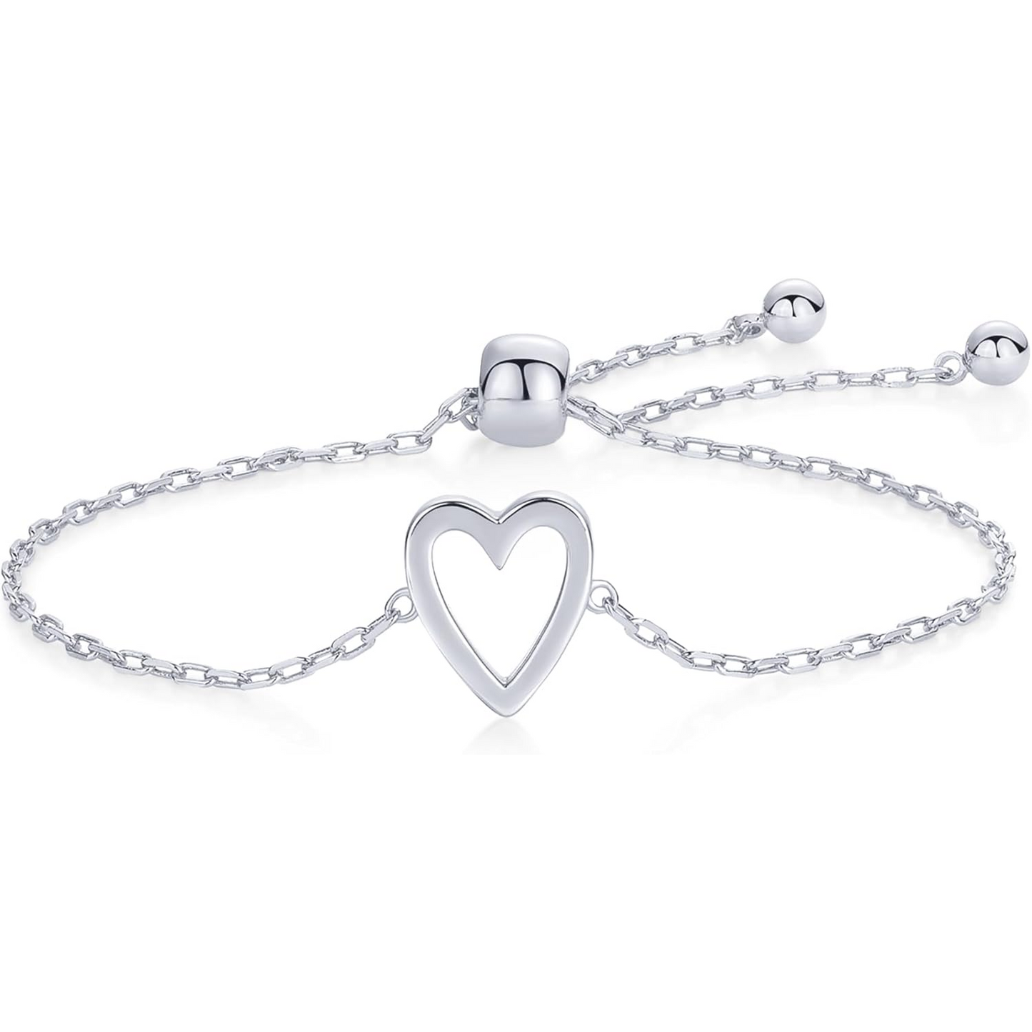 Set de pulseras de corazones compartidos