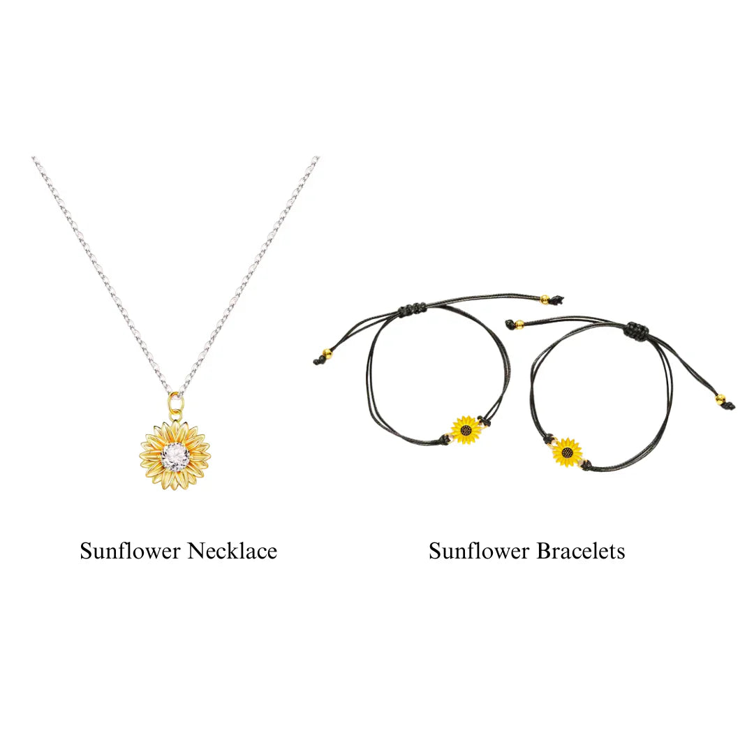 Sunflower Pendant Necklace