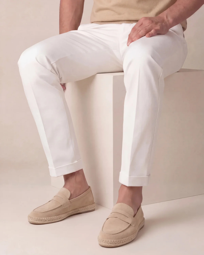 Beige Suède Riviera Espadrille