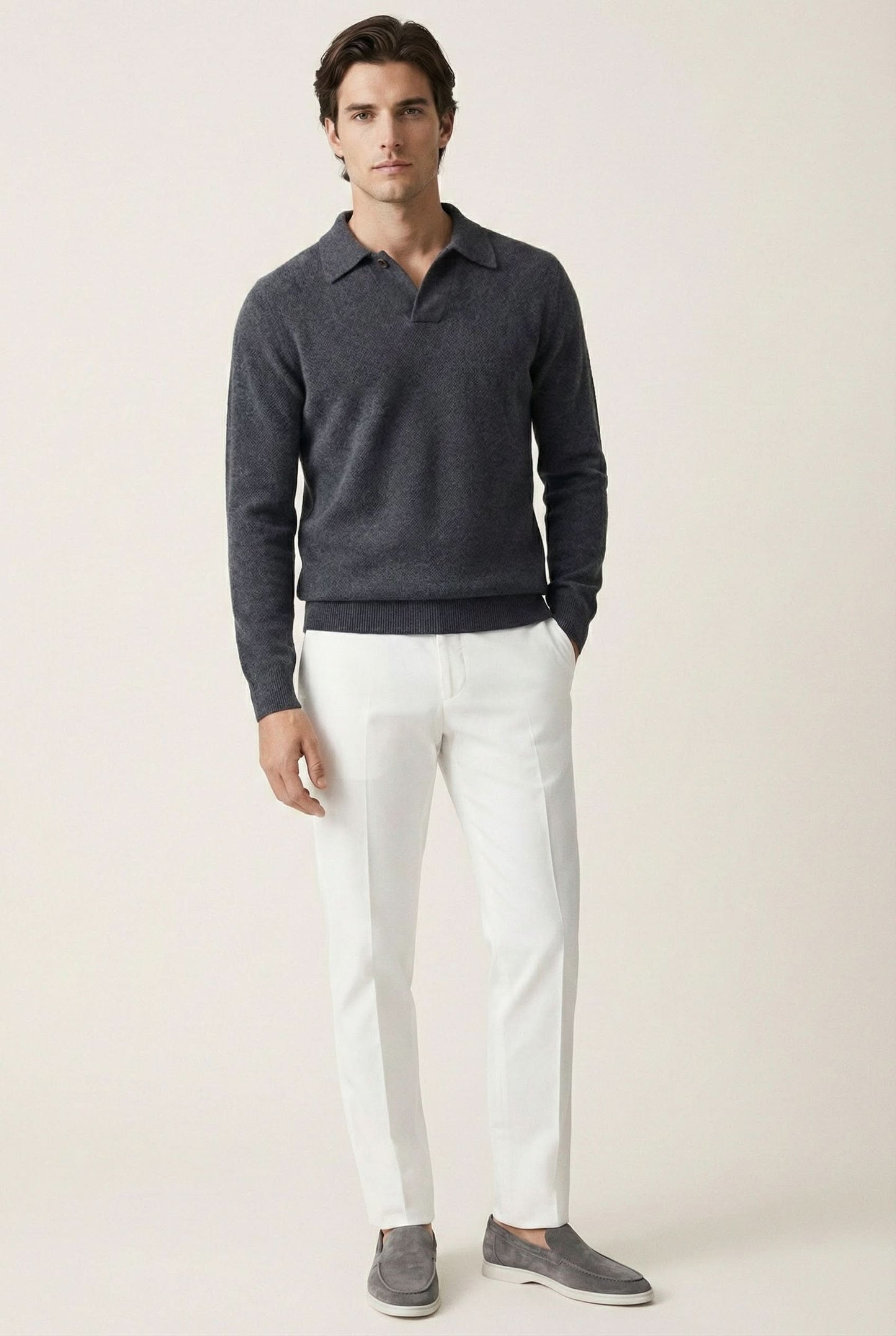 Classic Suède Loafer Grey
