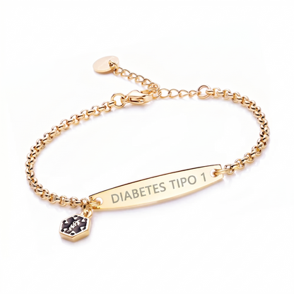 Pulsera de identificación para la diabetes