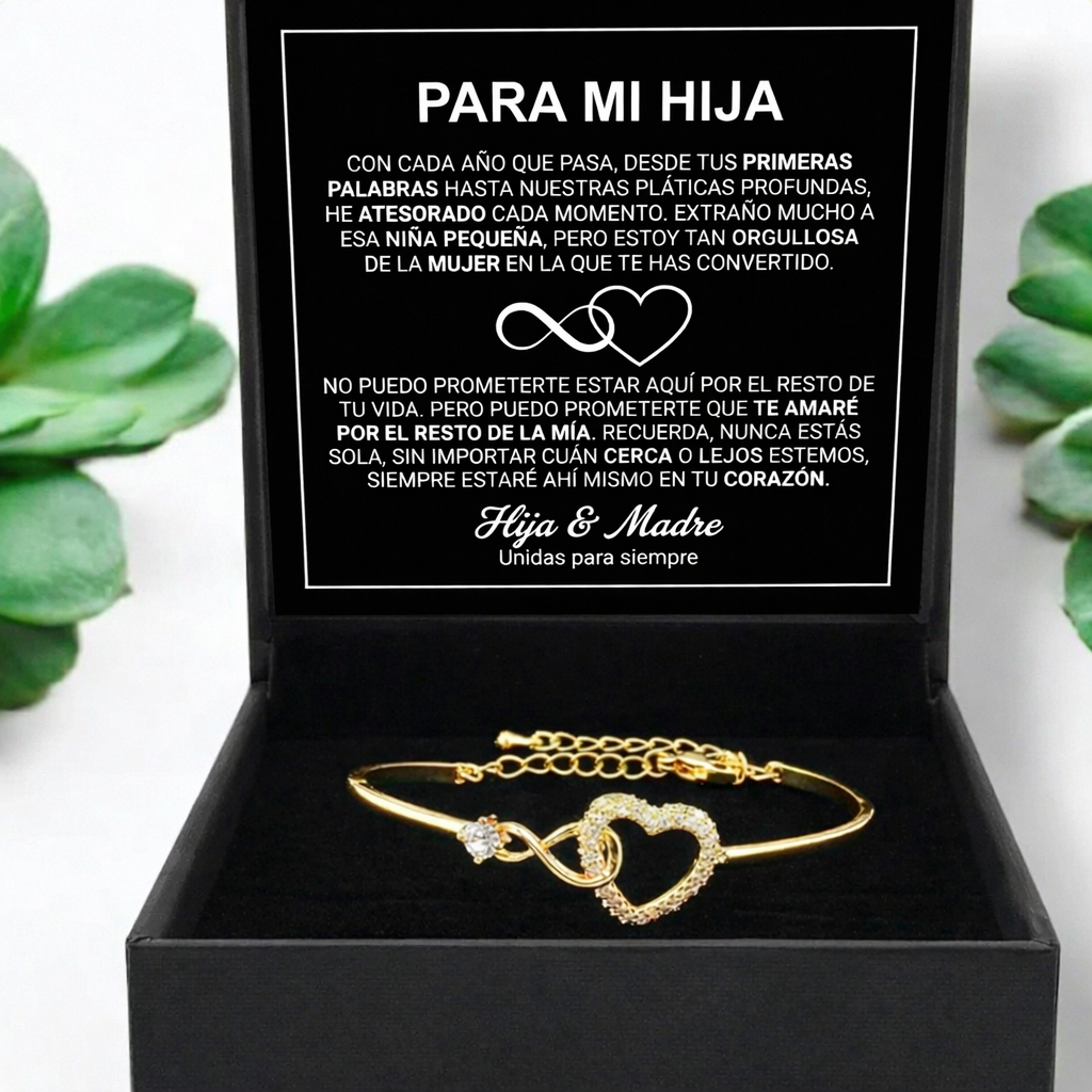 Siempre Unidas – Pulsera para Hija
