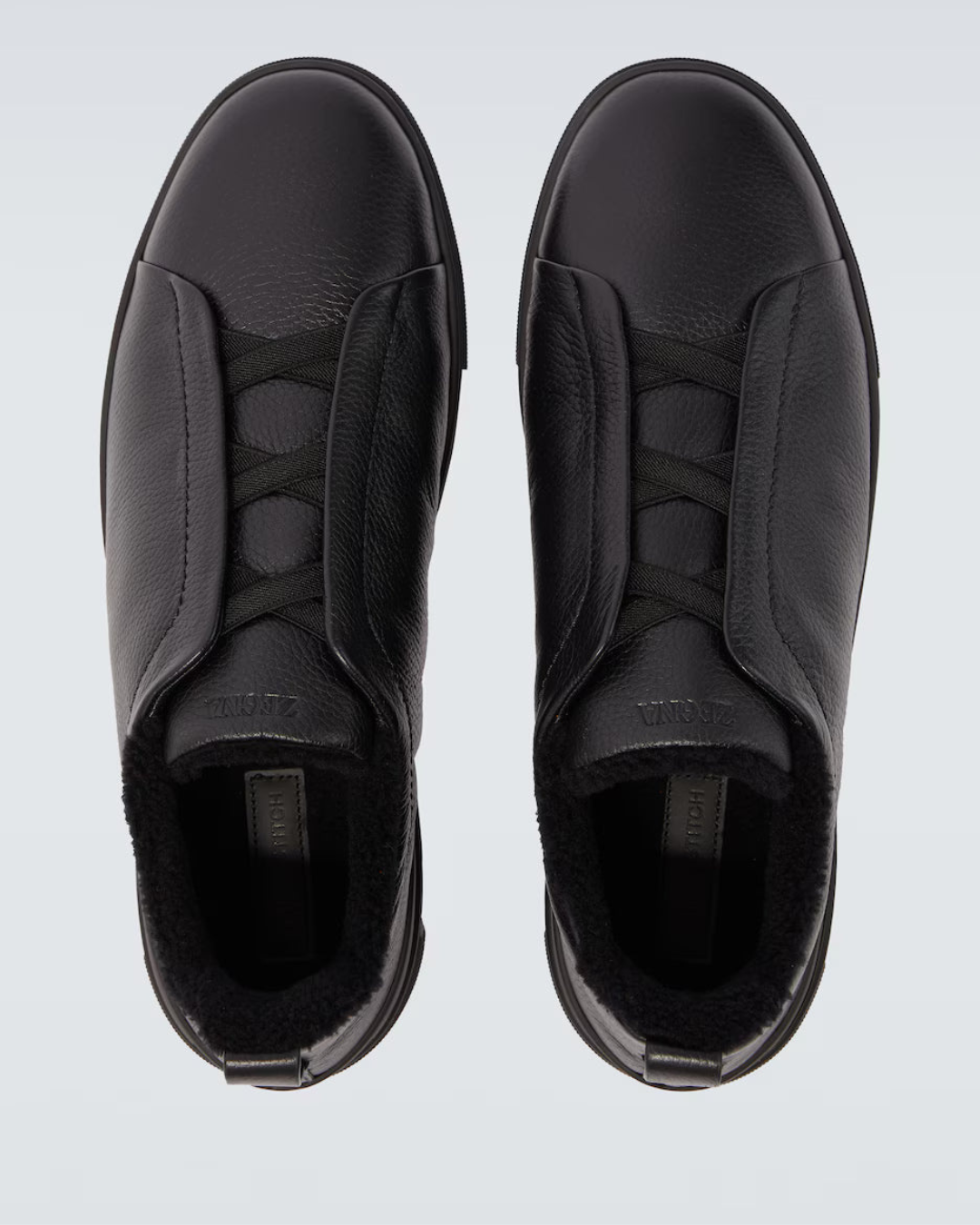 Triple sneaker - Black Shearling-Lined