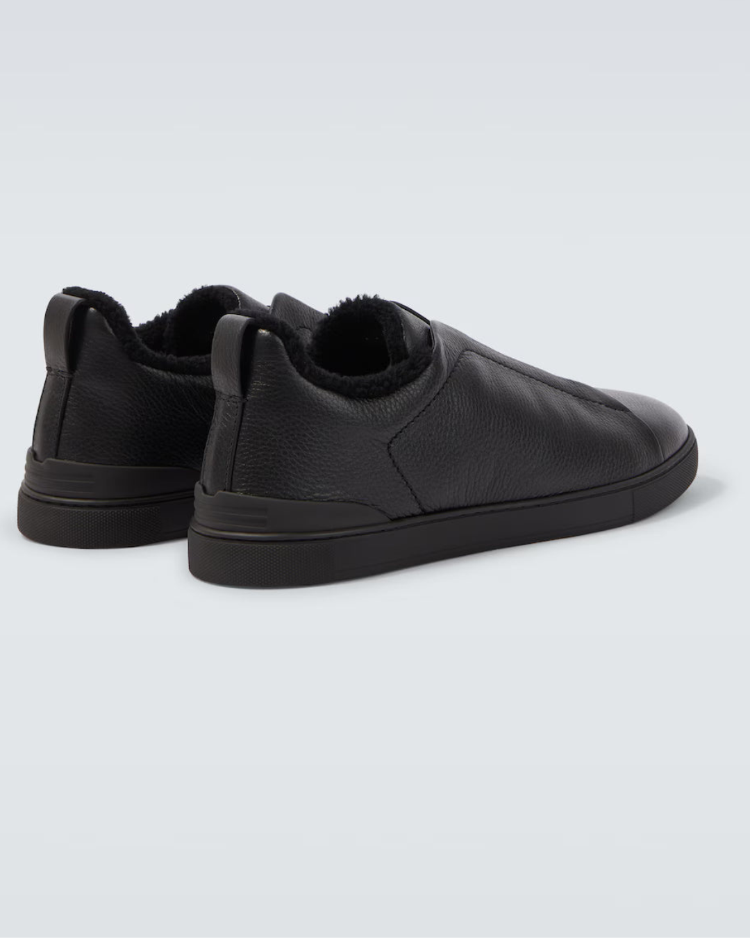 Triple sneaker - Black Shearling-Lined
