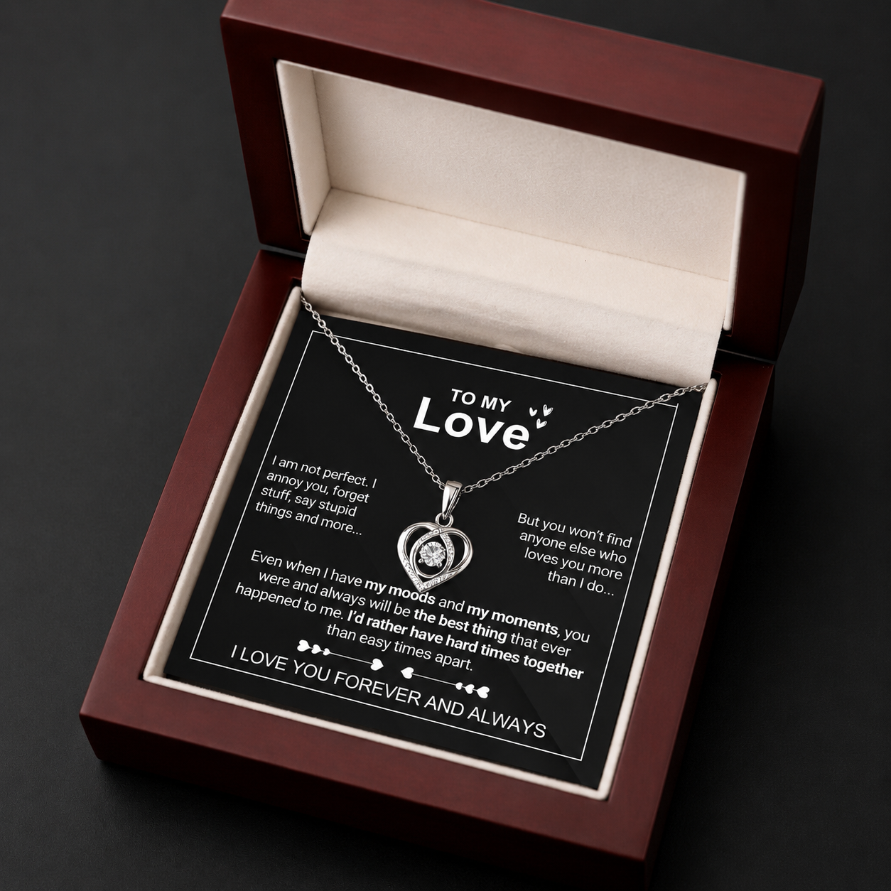 To My Love Necklace