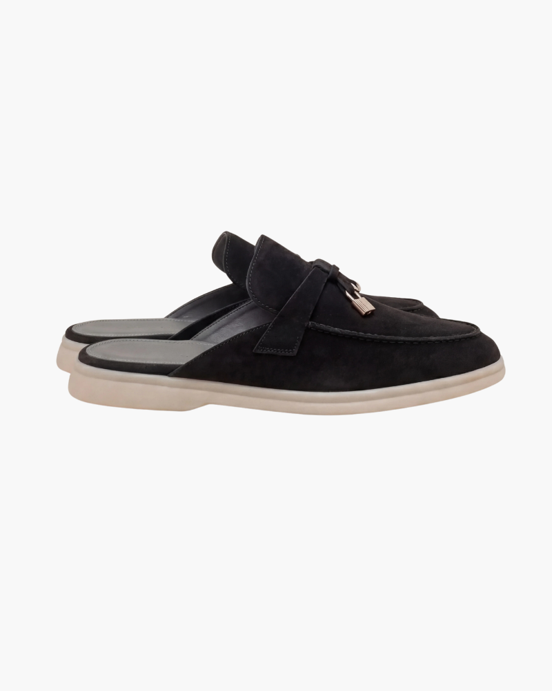 Black Suède Mediterranean Mule