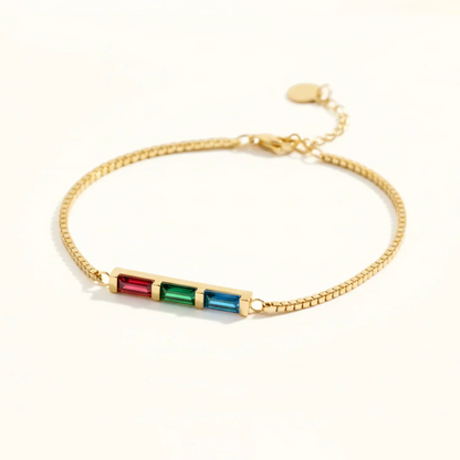 Pulsera Arcoíris de Piedras de Nacimiento
