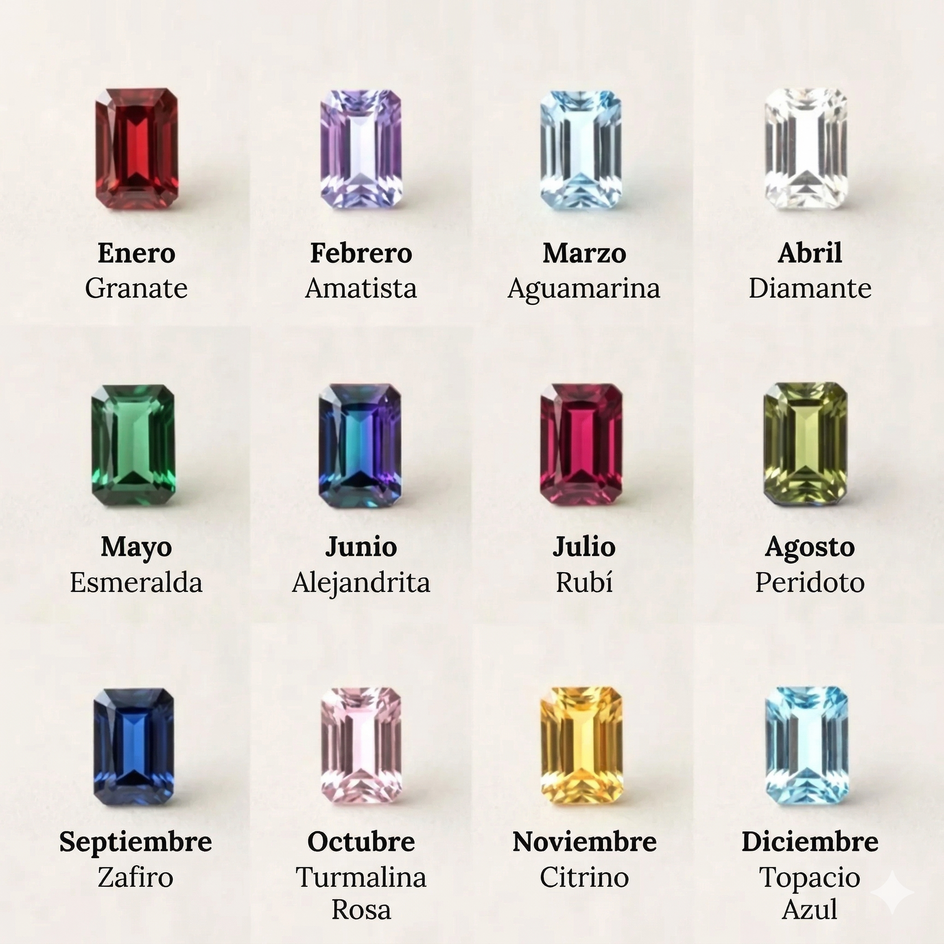 Pulsera Arcoíris de Piedras de Nacimiento