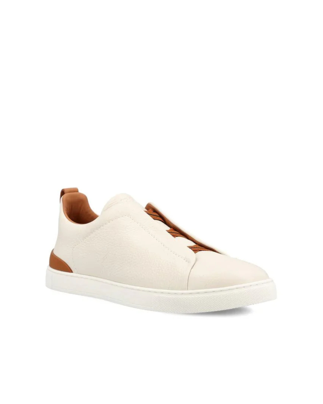 Triple sneaker - White / Cognac Trim
