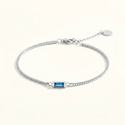 Regenbogen Geburtsstein Armband