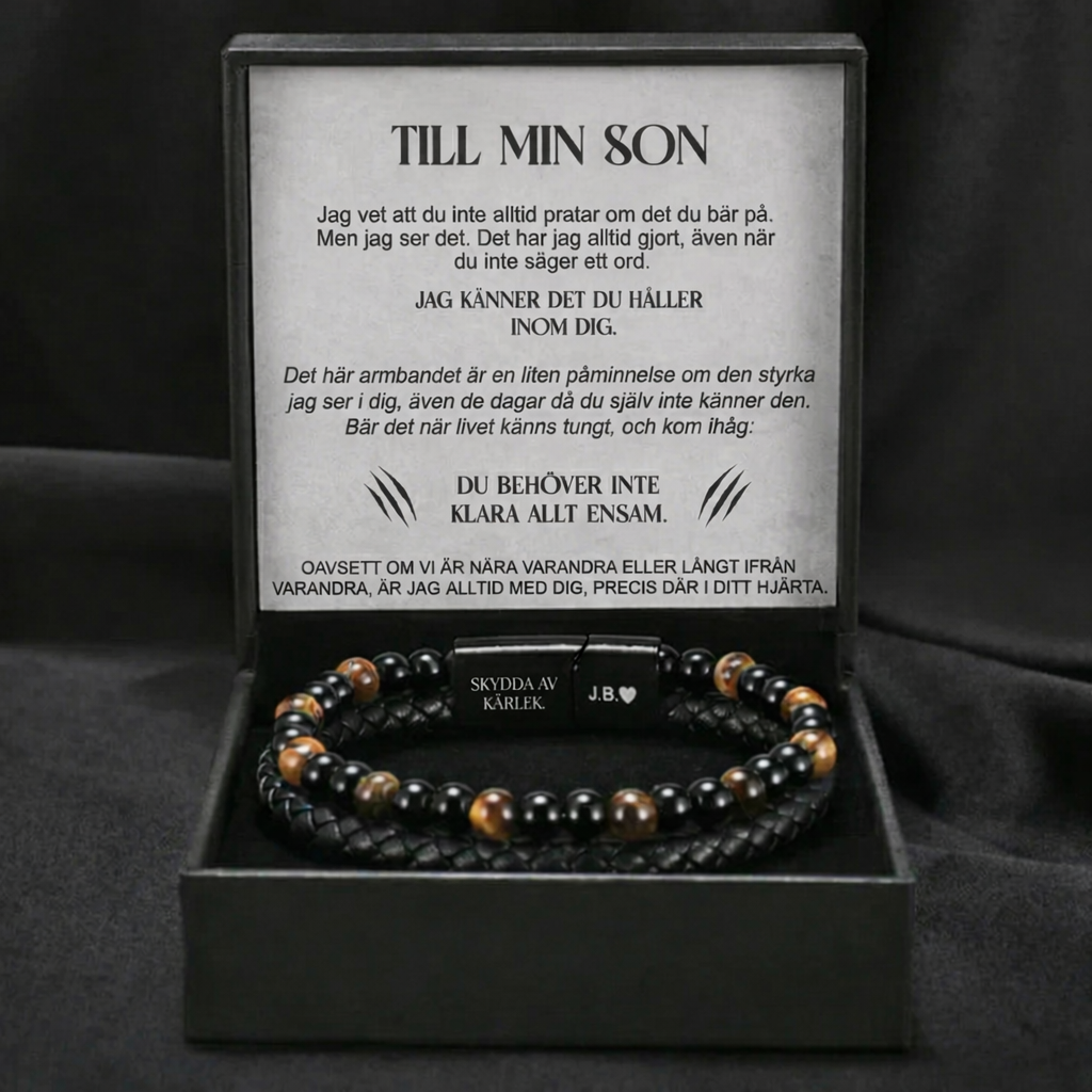 Sonens sköld – Tigeröga-armband