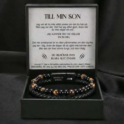 Sonens sköld – Tigeröga-armband
