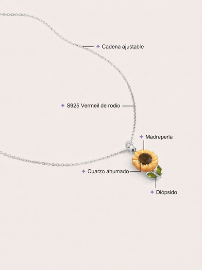 Collar Girasol en Flor