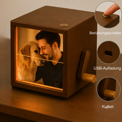 Leuchtende Erinnerungsbox