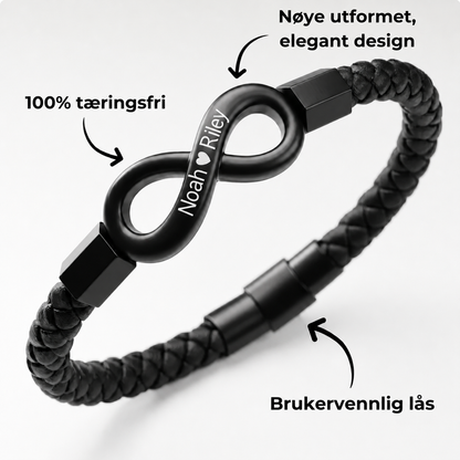 Personlig armbånd «Til min mann»
