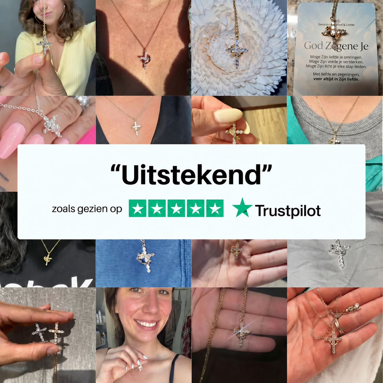Geloofsketting met Kruis & Kroon