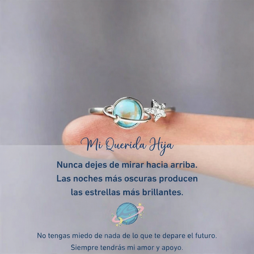 Para mi hija – Anillo de Luna y Estrella