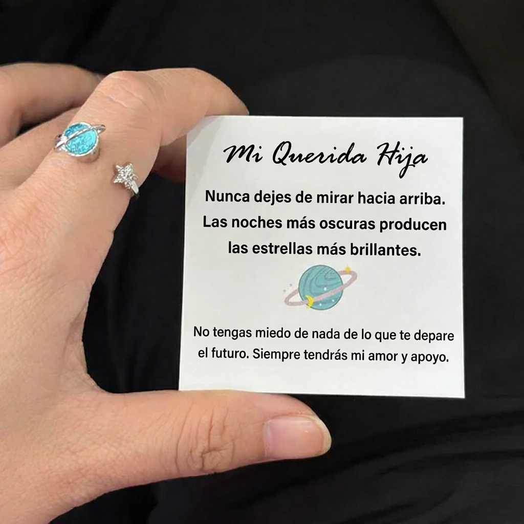 Para mi hija – Anillo de Luna y Estrella