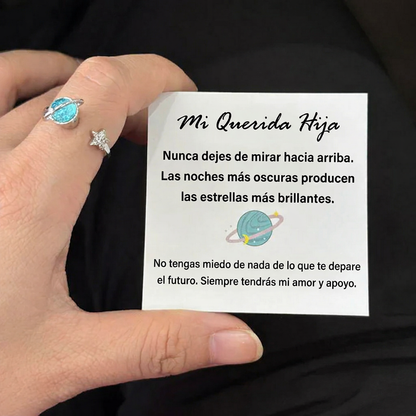 Para mi hija – Anillo de Luna y Estrella