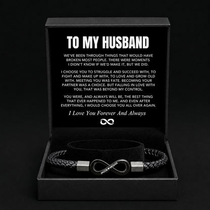 "To My Husband" Personalized Bracelet