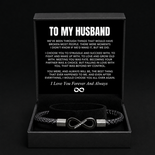 "To My Husband" Personalized Bracelet