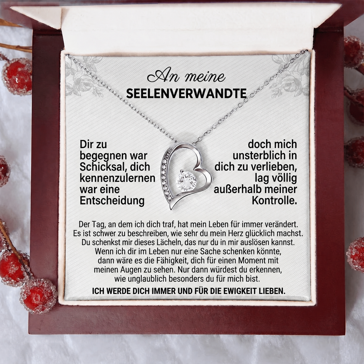 Ewige Seelenverwandte Halskette
