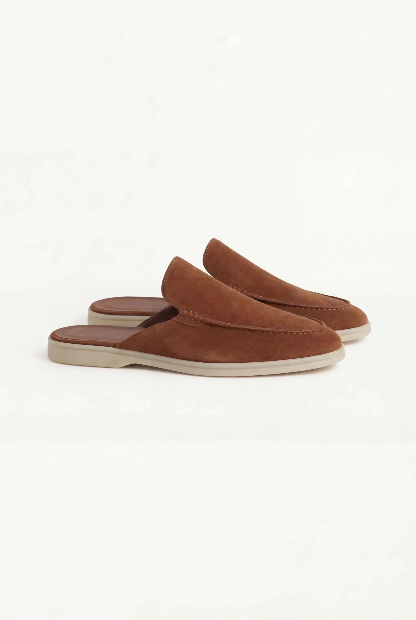 Maroon Suède Yacht Mule