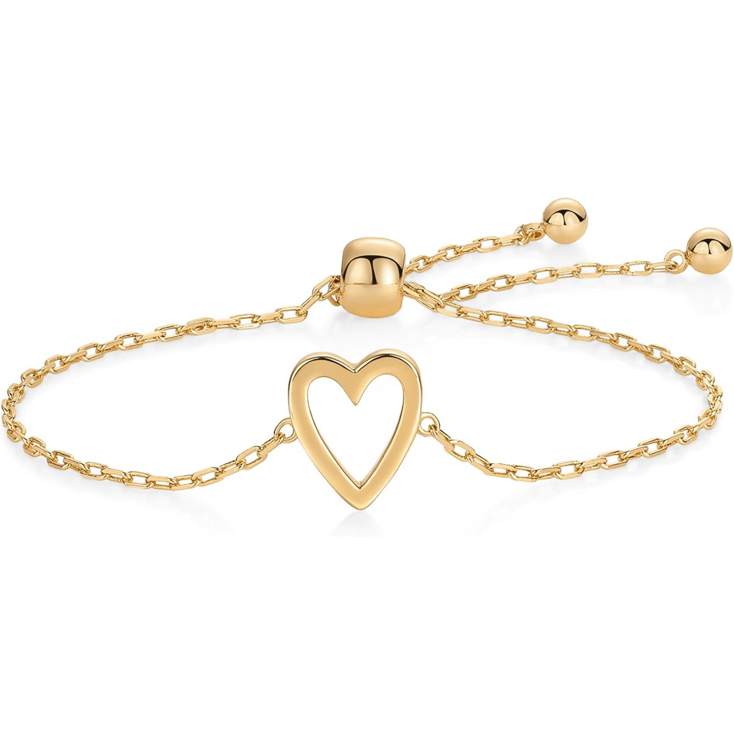 Geteilte-Herzen-Armband-Set