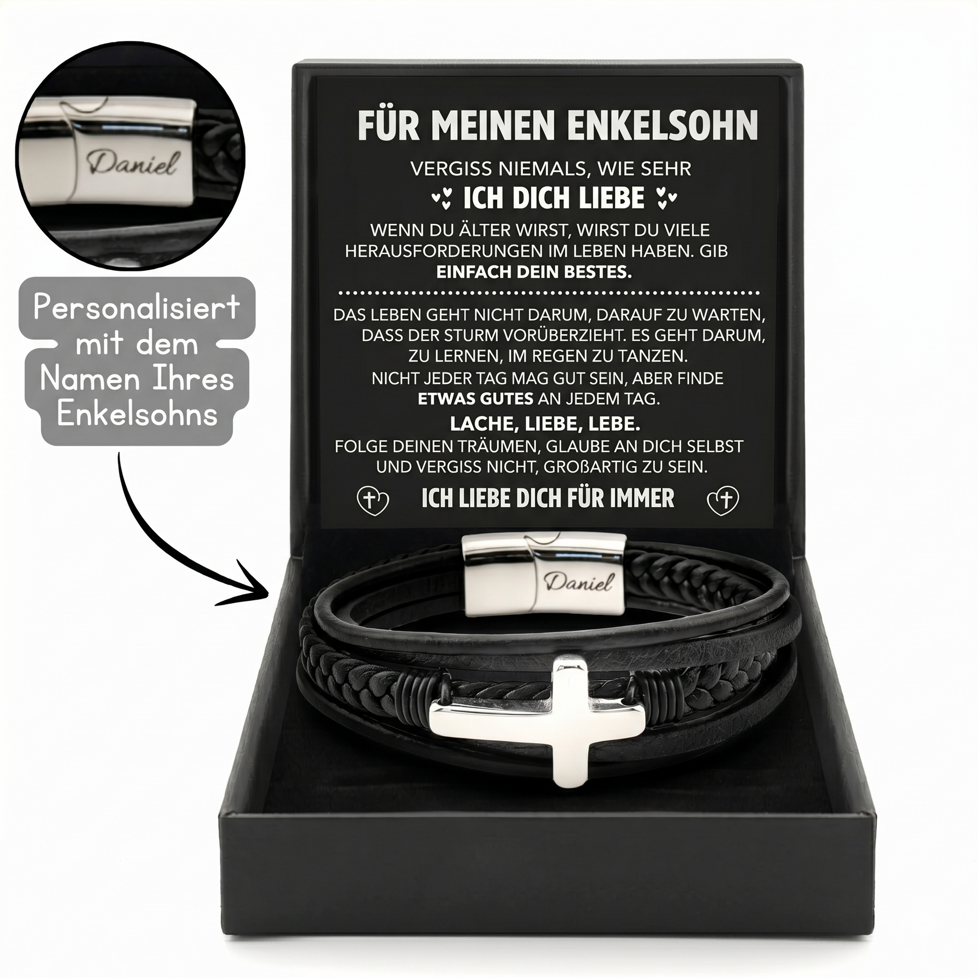 Ewiger Beschützer – Armband für meinen Enkel