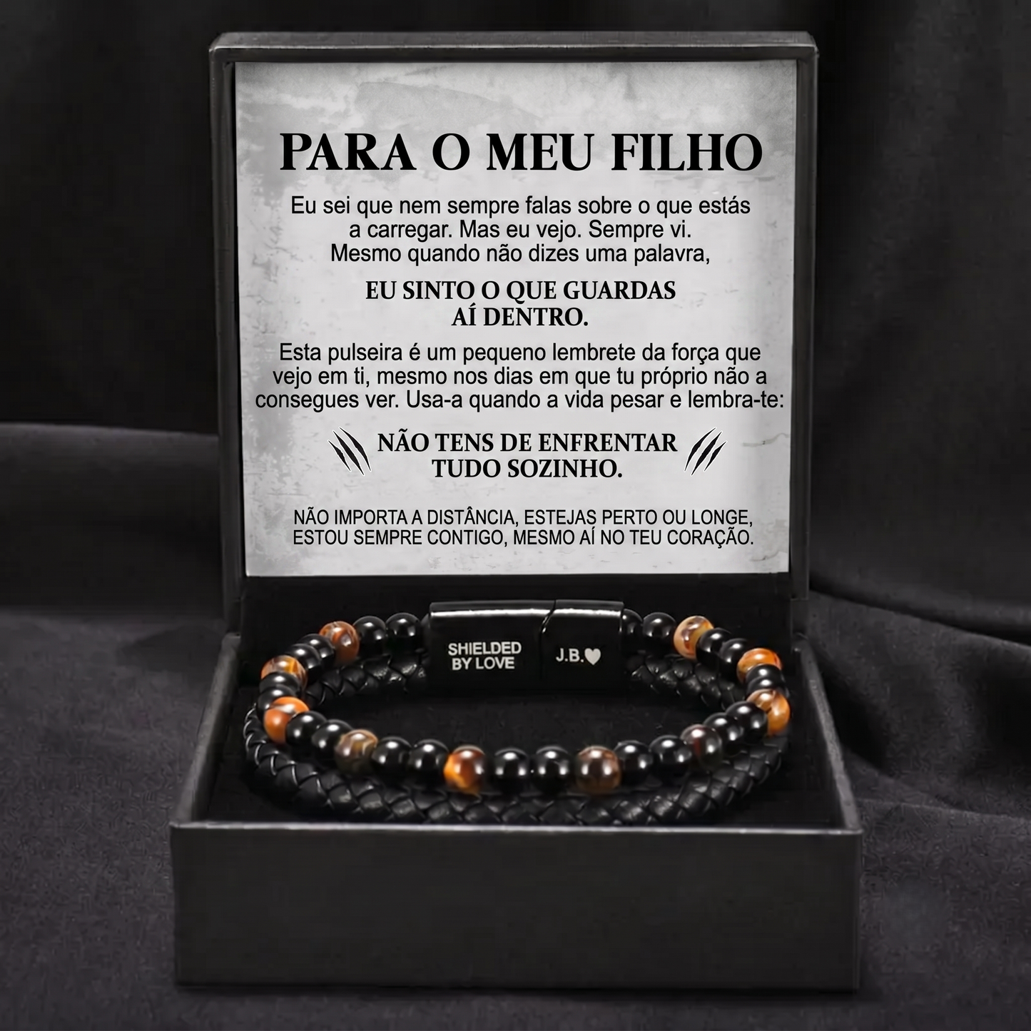 Pulseira Escudo para o Filho
