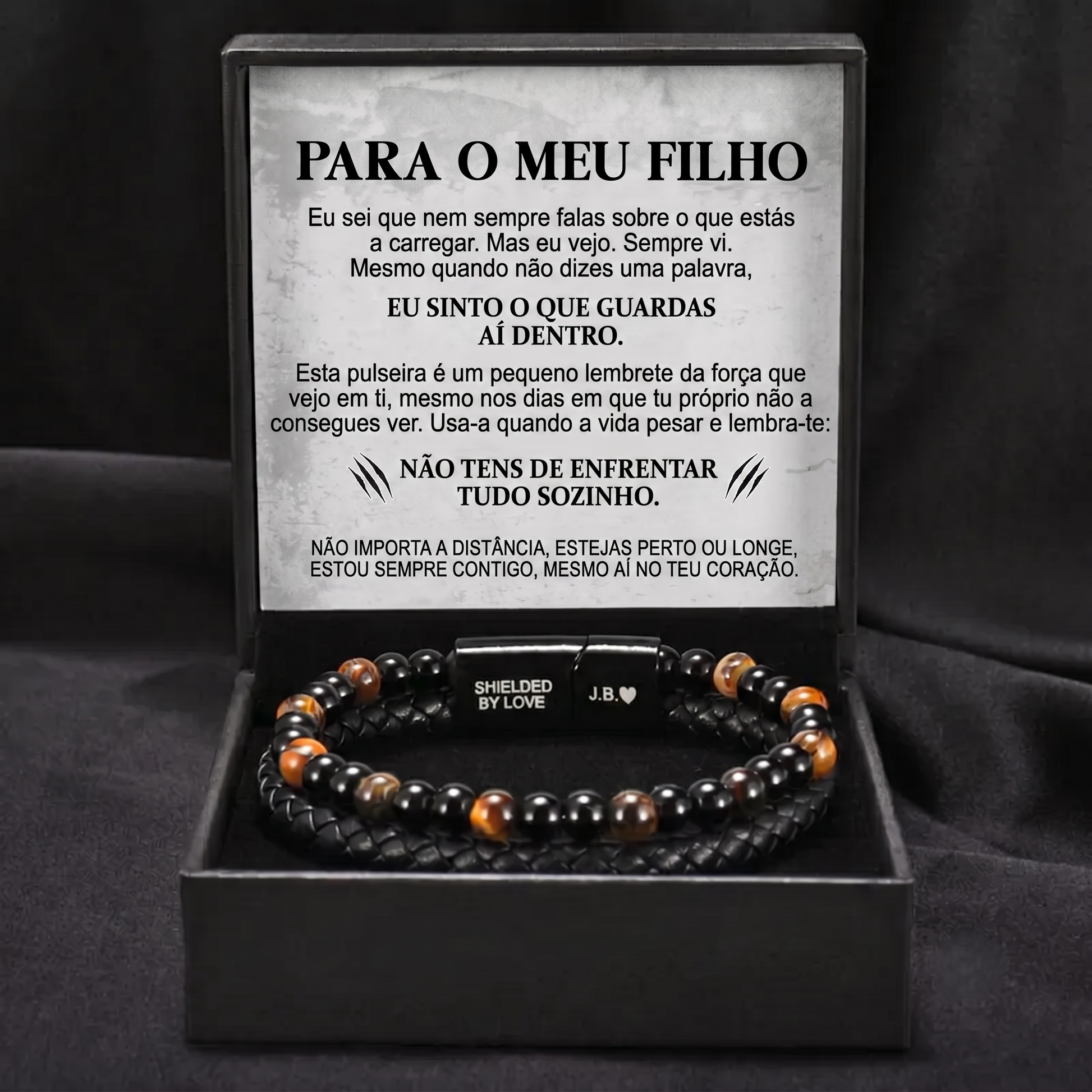 Pulseira Escudo para o Filho
