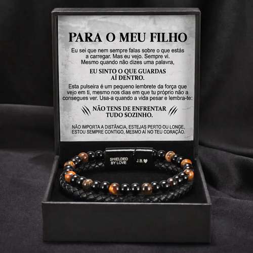 Pulseira Escudo para o Filho