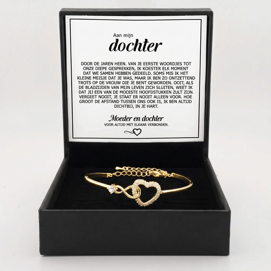 "Aan mijn dochter" voor altijd verbonden-armband