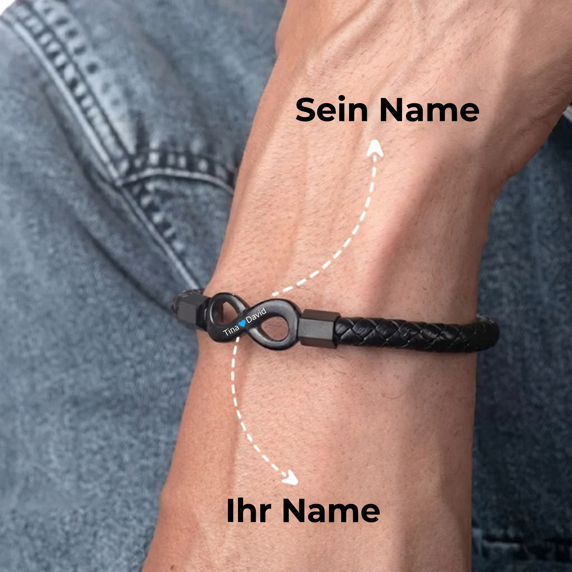 Personalisiertes Armband "FÜR MEINEN MANN"