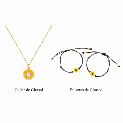 Sunflower Pendant Necklace