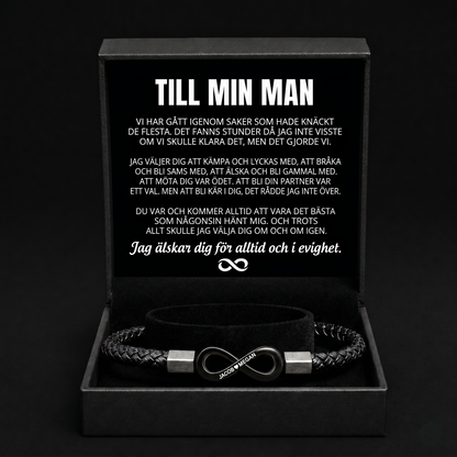 Personligt armband "Till min man"