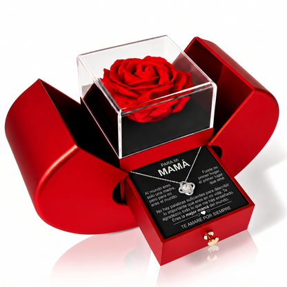 Forever Necklace in Eternal Rose Apple Gift Box