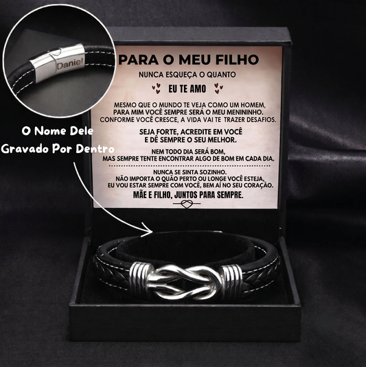 Pulseira Gravada "Para Meu Filho"