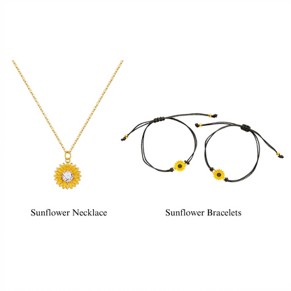 Sunflower Pendant Necklace