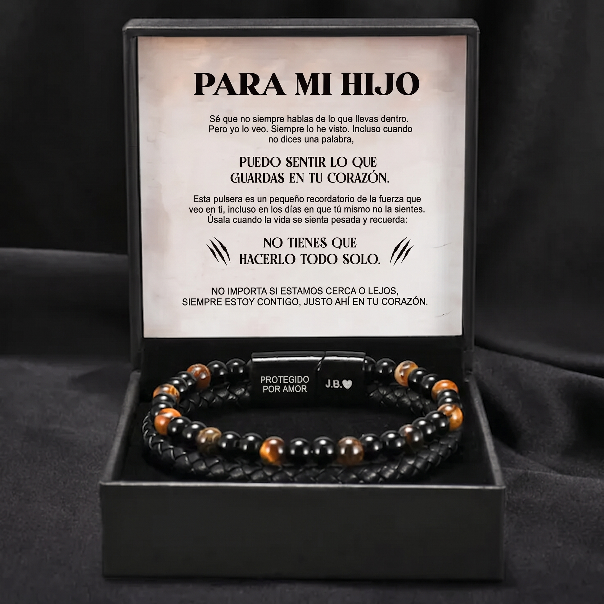 Pulsera de protección para mi hijo - Ojo de tigre