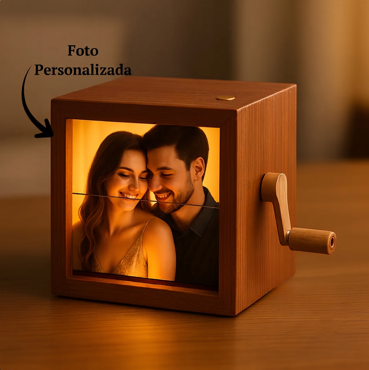 Caixa de Fotos com Luz