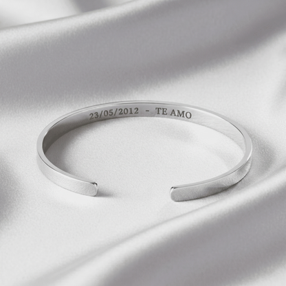 Brazalete de Plata Grabado