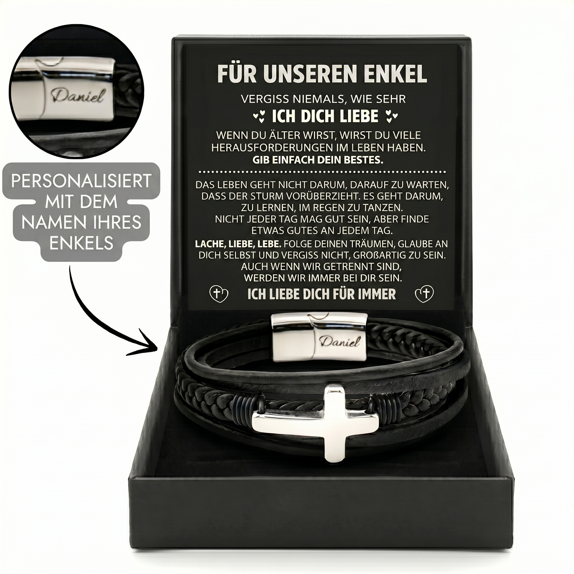 Ewiger Beschützer – Armband für meinen Enkel