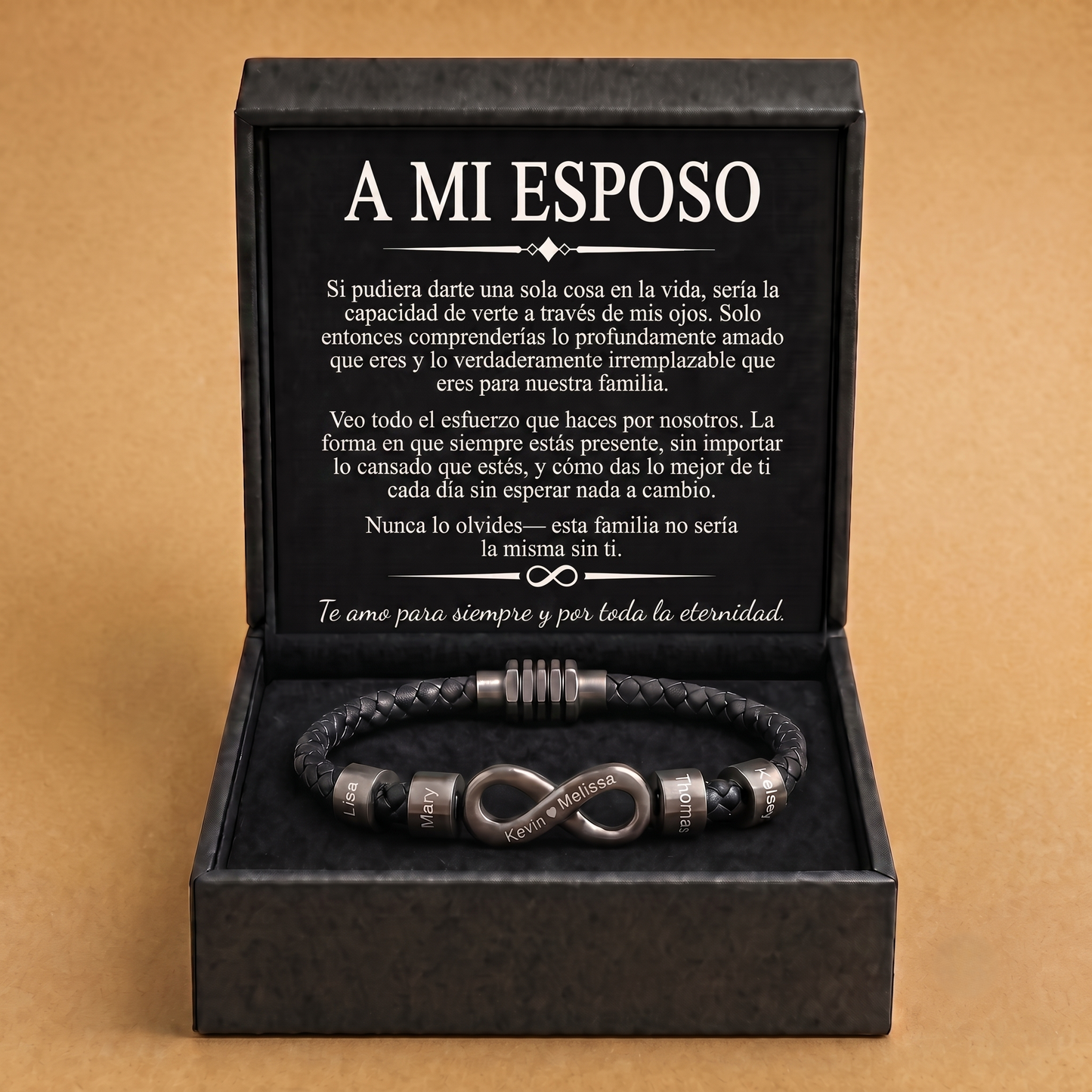Pulsera Personalizada Vínculo Infinito