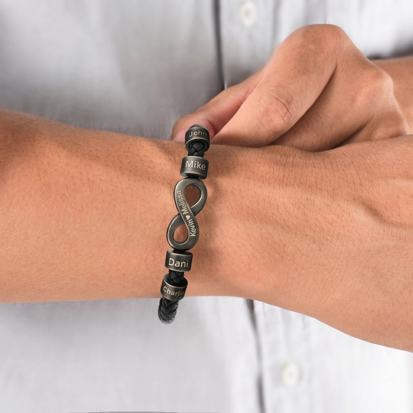 Pulsera Personalizada Vínculo Infinito