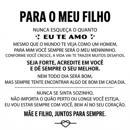 Pulseira Gravada "Para Meu Filho"