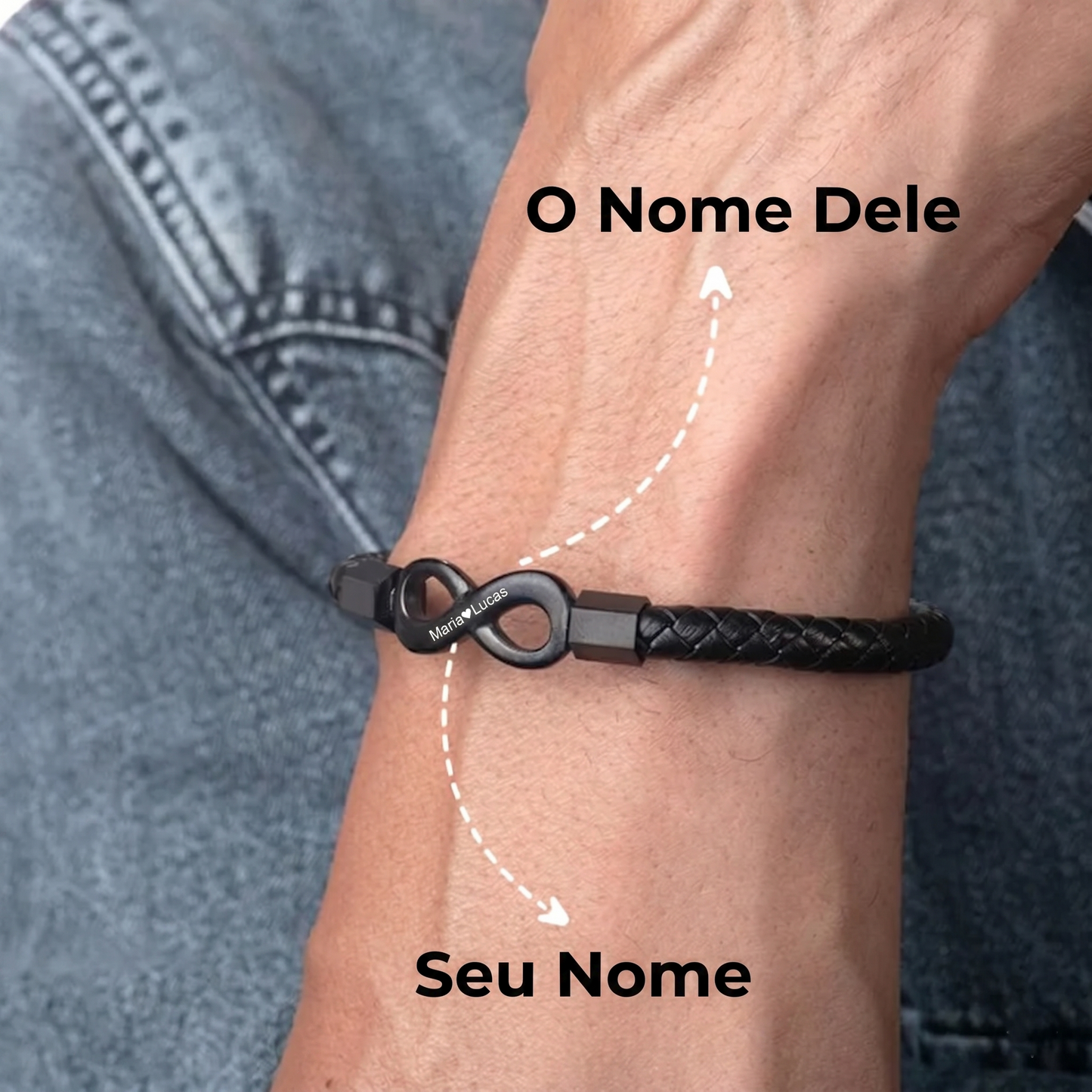 Pulseira Personalizada "Para o Meu Marido"