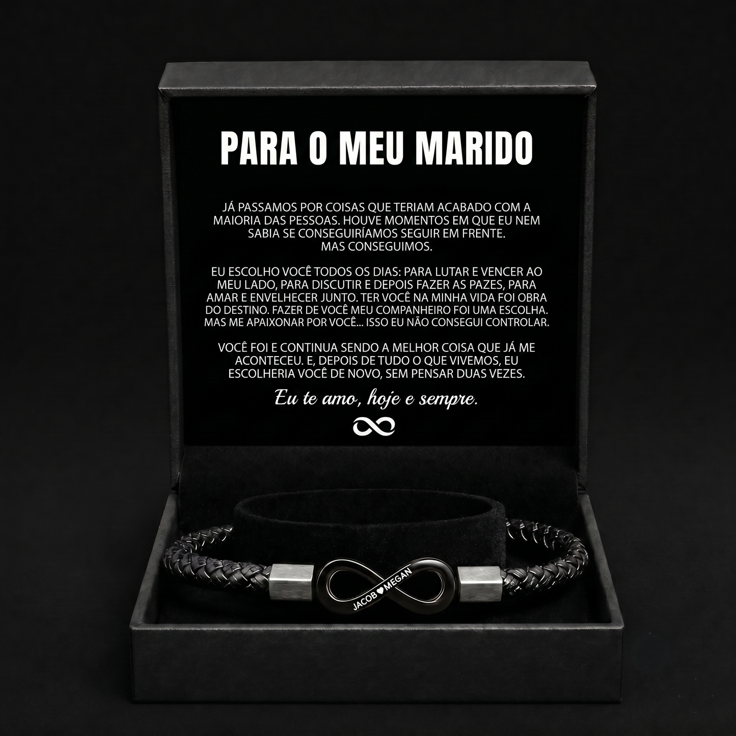Pulseira Personalizada "Para o Meu Marido"